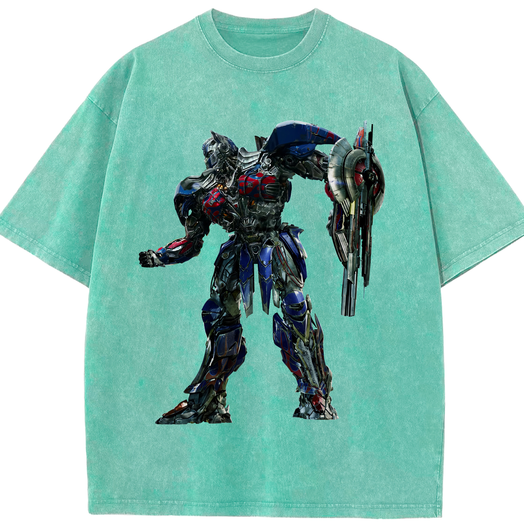 （画像用） Transformers トランスフォーマー 綿100% ヴィンテージ風 半袖Tシャツ（フロントプリント）